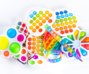 Colorful kids toys